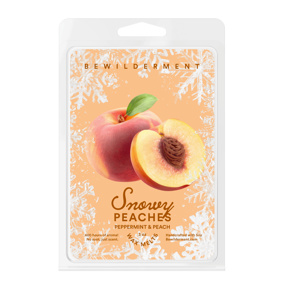Snowy Peach Wax Melts