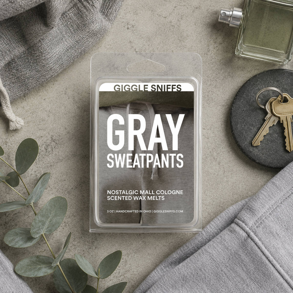Gray Sweatpants Wax Melts